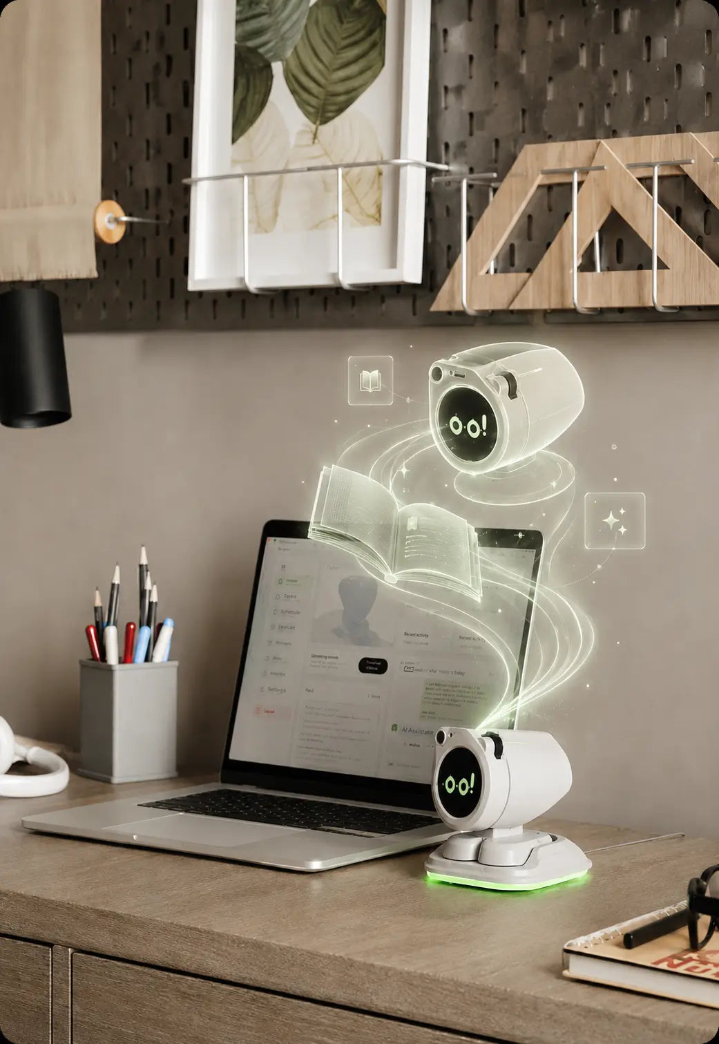Self-learning AI system